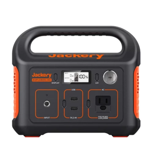 תחנת כוח ניידת 240 - JACKERY ג'קרי + פאנל סולארי 80W