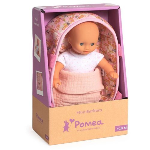 מיני בובה ברברה עם עריסה מסדרת פומיאה - DJECO