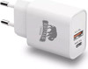 מטען קיר כפול TYPE-C / USB 20W