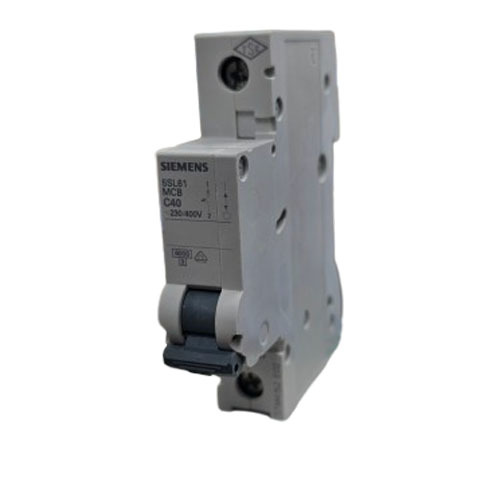 מפסק חצי אוטומטי חד פאזי Siemens 5SL61MSB C40 סימנס
