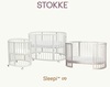 סטוקי סליפי (מיטה + עריסה) | Stokke® Sleepi ™  V3-כולל 2 מזרונים צבע לבן 