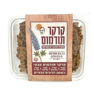 קרקר תורמוס דל פחמימה - איש של לחם 150 גרם