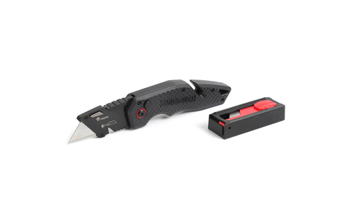סכין בטיחות עם להב מתחלף עם 10 להבים נוספים - Swiss+Tech סוויס טק - ST015002