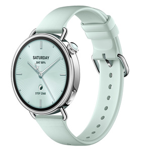 שעון ספורט נשי חכם שיאומי דגם Xiaomi Watch S4 41mm - רצועת גומי בצבע ירוק