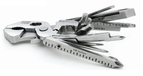 מיני מולטיטול רב תכליתי 22-ב-1 מפלדת אל-חלד - Swiss+Tech סוויס טק - Micro-Max Xtreme