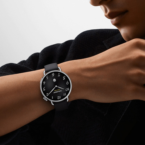 שעון ספורט נשי חכם שיאומי דגם Xiaomi Watch S4 41mm - רצועת גומי בצבע שחור