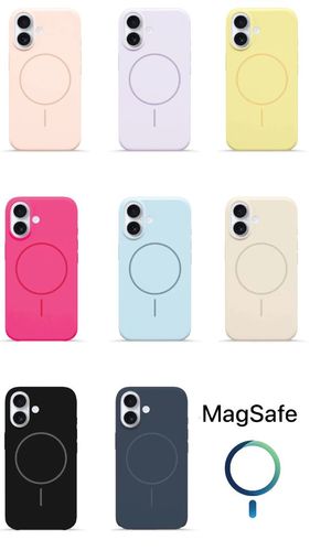 כיסוי קטיפה פרימיום תומך MagSafe 