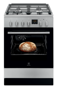 תנור משולב חד תאי חברת Electrolux דגם LKK620200X נירוסטה 60 ס"מ 57 ליטר