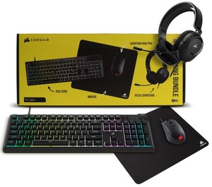 מארז גיימינג CORSAIR 4 In 1 Gaming Bundle