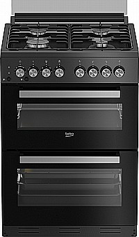 תנור משולב דו תאי מהדרין BEKO שחור 60 ס