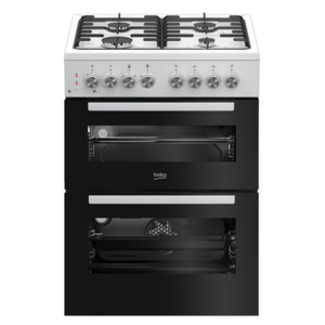 תנור משולב דו תאי מהדרין BEKO לבן 60 ס"מ - KFDM62120DW
