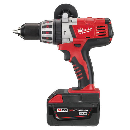 מברגה/מקדחה רוטטת 28V + שתי סוללות 3 אמפר