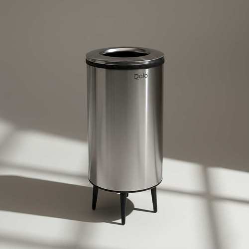 פח אשפה נירוסטה 40 ליטר עם 5 רגליות - Y.C.033696 