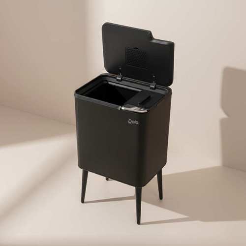 פח אשפה דיקורטיבי DALO 36 ליטר שחור Y.C.025479