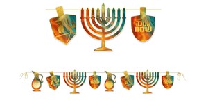 שרשרת תלייה סמלי החג דגם
