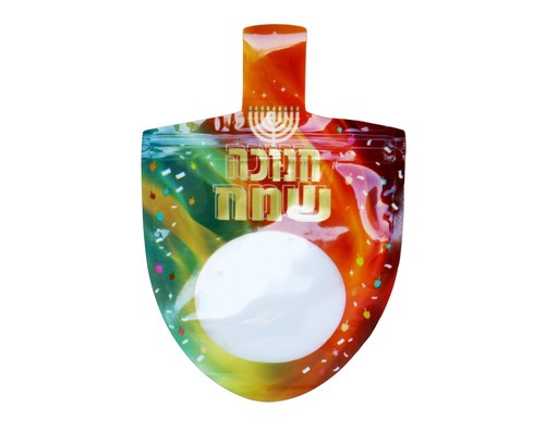 שקית ניילון בצורת סביבון עם חלון שקף - 5 יח'