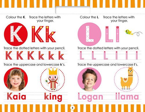 בלוק למידה עם מדבקות Preschool