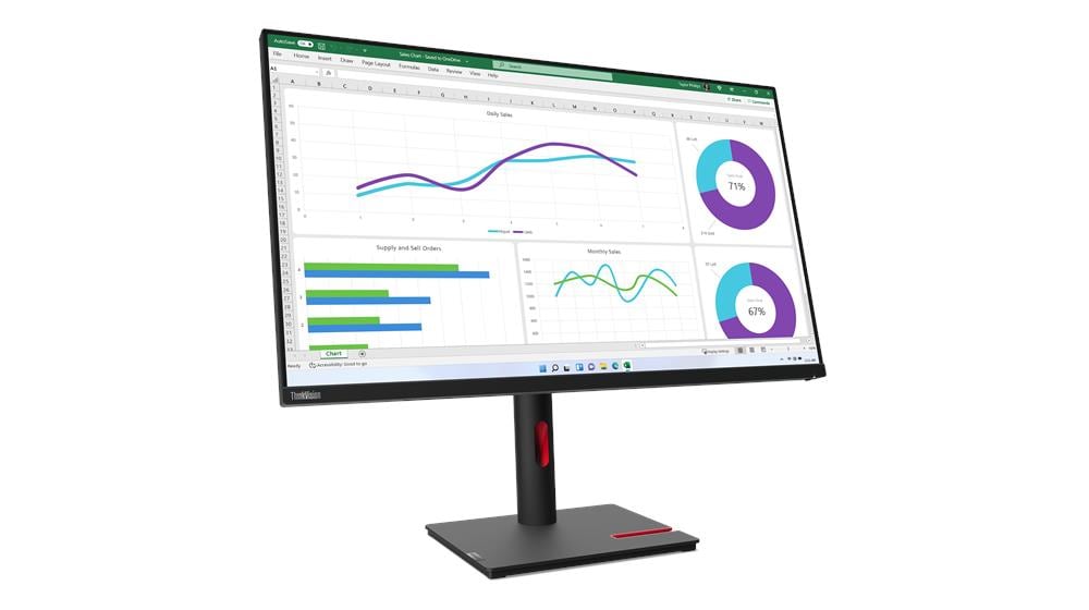 מסך מחשב 31.5 אינטש Lenovo ThinkVision T32h-30 63D3GAT1IS QHD לנובו