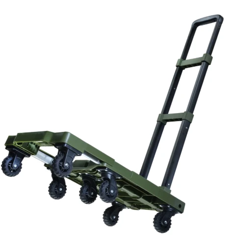 עגלת משא מתקפלת בצבע ירוק - GLAMP גלאמפ - דגם GFT200 