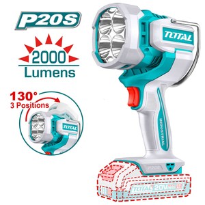 פנס עבודה חזק מקצועי נטען 20V גוף בלבד Total