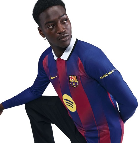 חולצת נייקי  NIKE FC Barcelona Long Sleeve Home Shirt 2025/26 | גברים