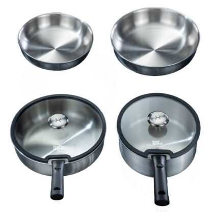 סט סירים 8 חלקים Food appeal דגם FLEXI PLATINUM