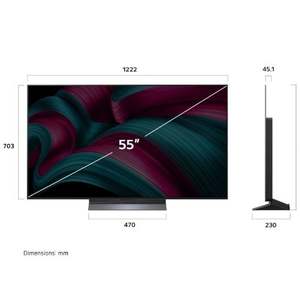 טלוויזיה LG OLED55C56LA 4K ‏55 ‏אינטש אל ג'י