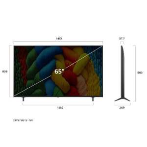 טלוויזיה LG 65NANO80A6A 4K ‏65 ‏אינטש אל ג'י