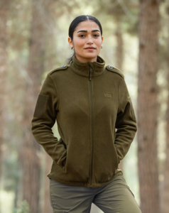מעיל פליס נשים צבאי Fanny Pro - Outdoor Revolution