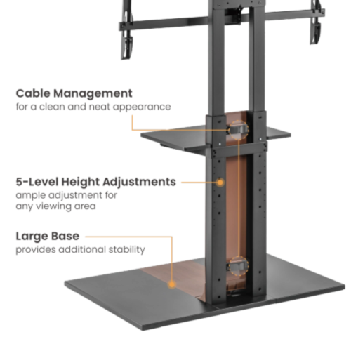 עגלה ניידת עבור מסכים 45'-90' FS46-48T-01-NT LUMI