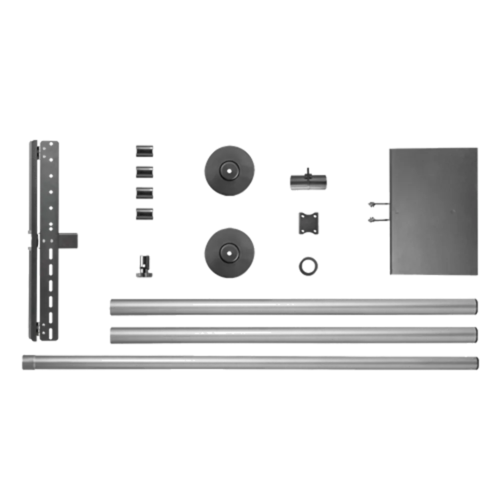 מעמד מודרני רצפתי-תקרתי לטלוויזיה דגם LP63-46T מבית LUMI