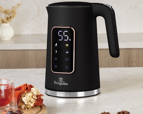 קומקום דיגיטלי חשמלי 1.7 ליטר Berlinger Haus Black Rose BH9674