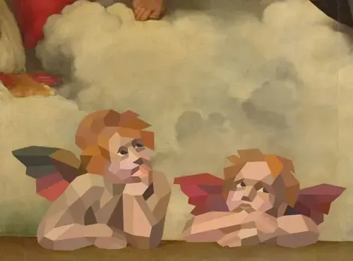 חוברת צביעה במדבקות - יצירות אומנות
