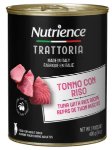 נוטריאנס טונה ואורז שימורי פטה לכלבים 400 גרם - Tuna with Rice