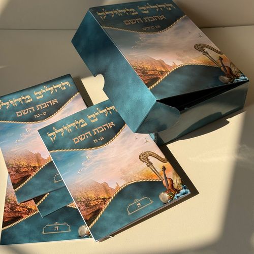 תהילים מחולק דגם נבל  - ענק