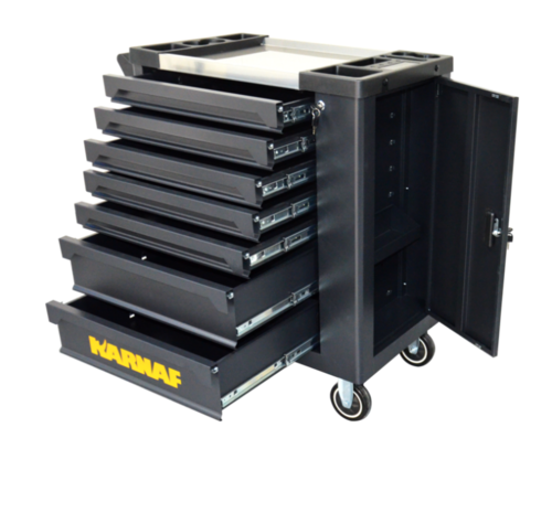 עגלת כלים 7 מגירות+  דלת צד 289 חלקים 960*840*450 מ''מ XTB-TOOLS-289 KARNAF