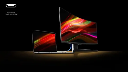 מסך גיימינג TCL 34R83Q 34'' 2K WQHD 180Hz 1ms 