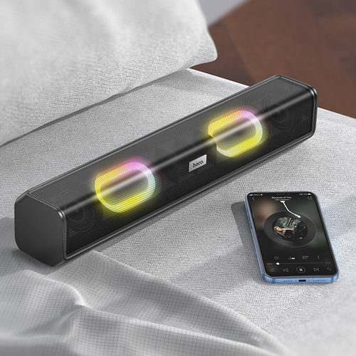 מקרן קול שולחני אלחוטי עם תאורת RGB דגם ‎HOCO‎ BS49 Dazzling Sound