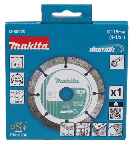 מארז להב יהלום למשחזת זוית 1150 בטון MAKITA