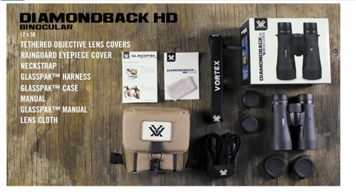 משקפת שדה וורטקס דיימונדבק VORTEX Diamondback® HD 12×50