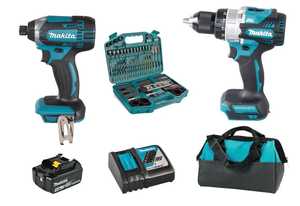 סט מברגות עוצמתי 18V + אביזרים MAKITA