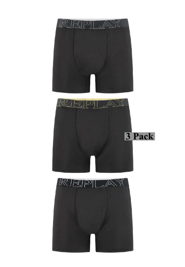 מארז 3 תחתוני בוקסר ריפליי - 3PP BOXER