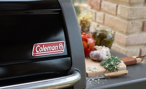 גריל רבולושן 4 מבערים | שחור עם כירת צד גז Coleman