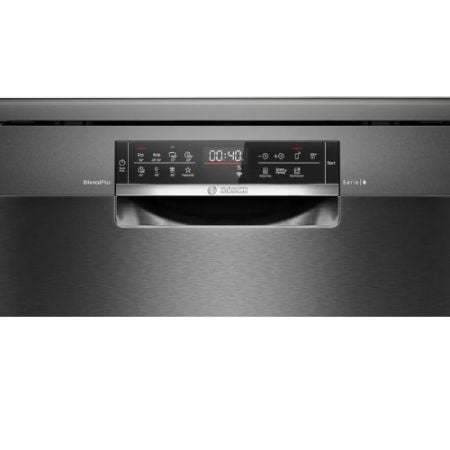 מדיח כלים ‏רחב BOSCH בוש דגם SMS6ECC12E  בוש - דגם 2025! סדרה 6 נירוסטה מושחרת  - תוצרת גרמניה