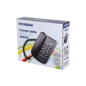 טלפון שולחני HYUNDAI HDT-2400B - שחור