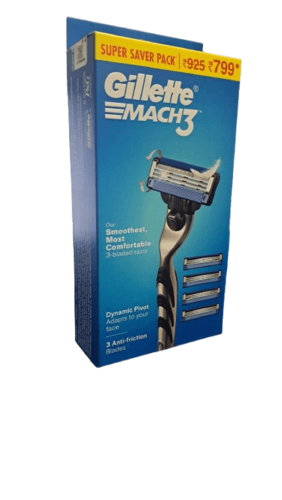 Gilt Mach 3 Blades Device + 5 Knives