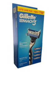Gilt Mach 3 Blades Device + 5 Knives