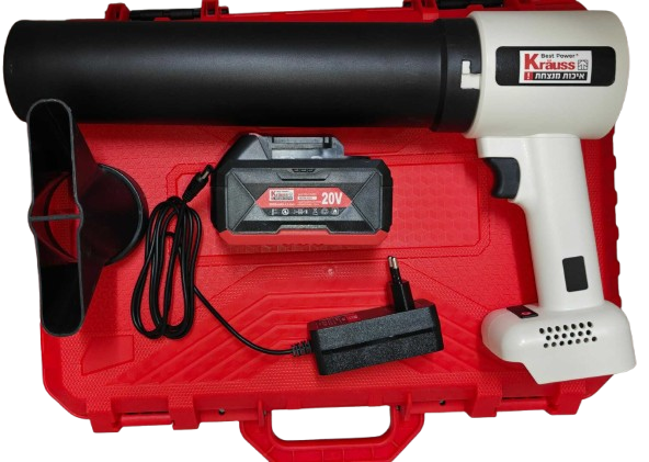 מפוח טורבו נטען 20V חזק במיוחד קראוס KRAUSS MAK-7799