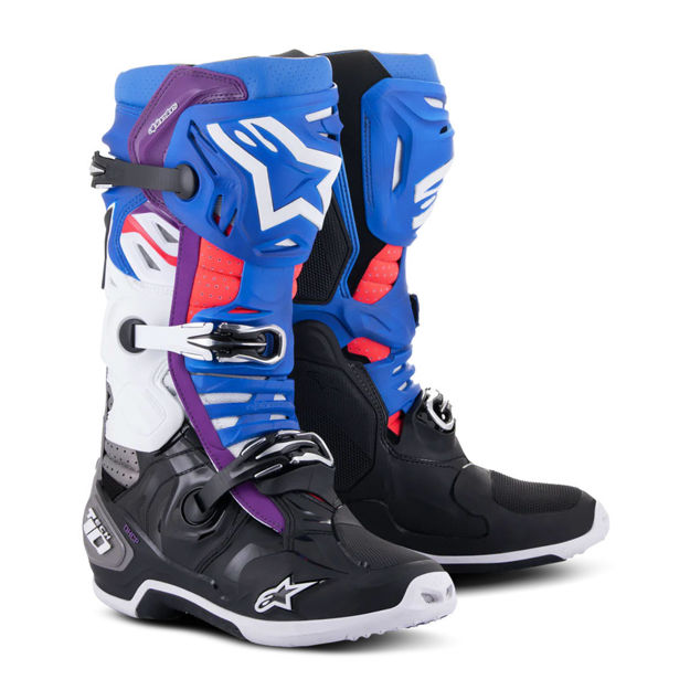 מגף רכיבה אלפינסטארס ALPINESTARS TECH 10  2026 סגול\כחול\לבן
