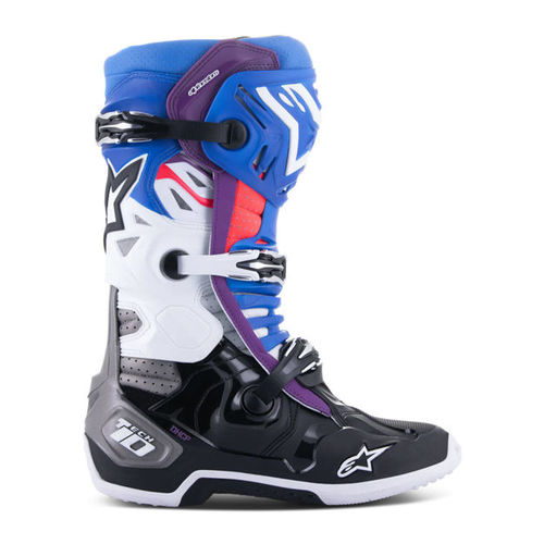 מגף רכיבה אלפינסטארס ALPINESTARS TECH 10  2026 סגול\כחול\לבן